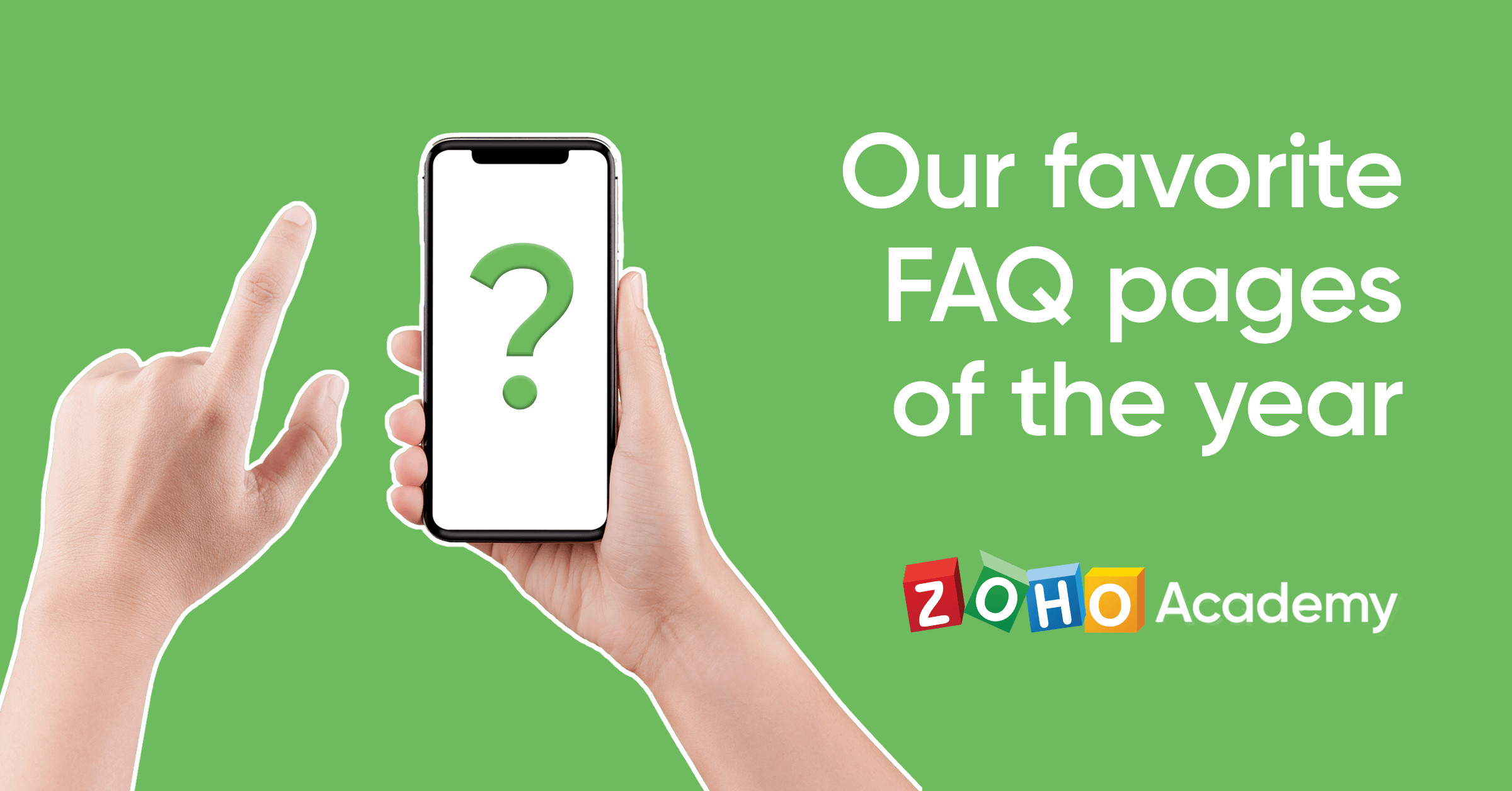 FAQ Examples: What a Great FAQ Page Looks Like | Zoho Academy