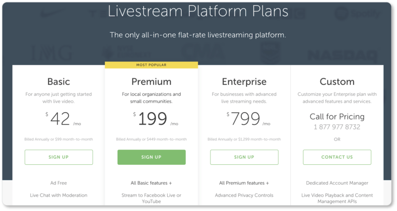 Example of a CTA best practice: having clear hierarchy of your CTAs