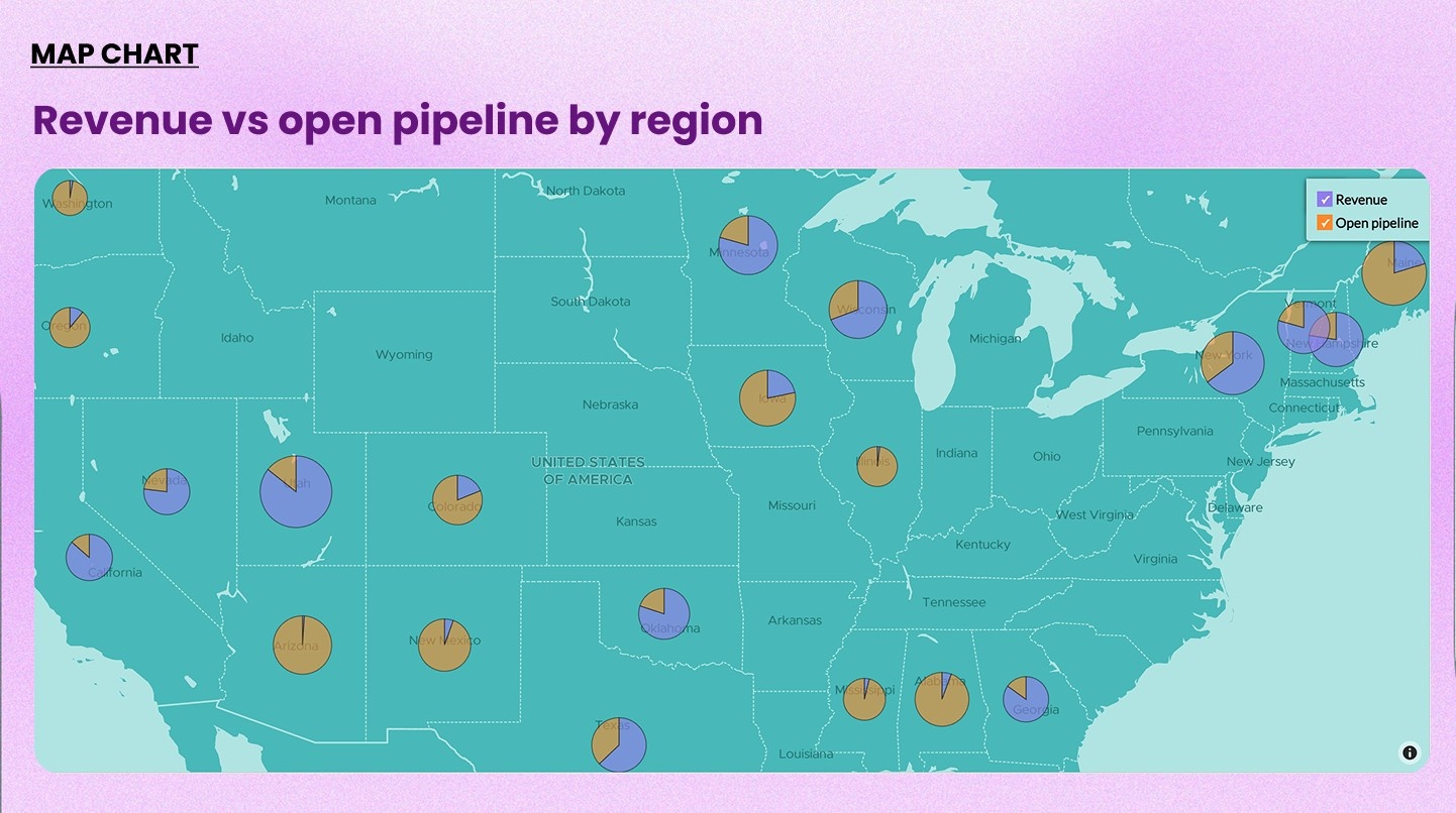Sample map chart example