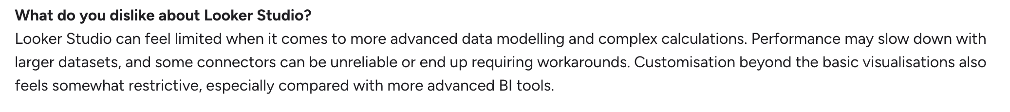 Looker Studio alternatives