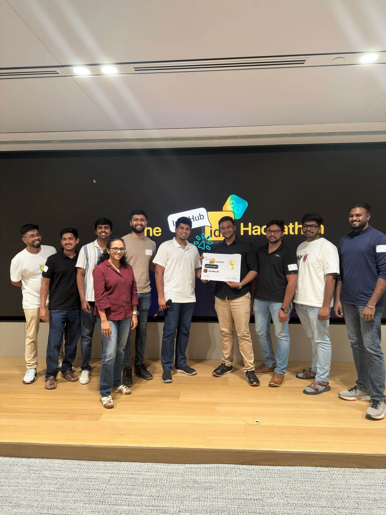 IndeHub Apple dev hackathon - Winner Zenther AI