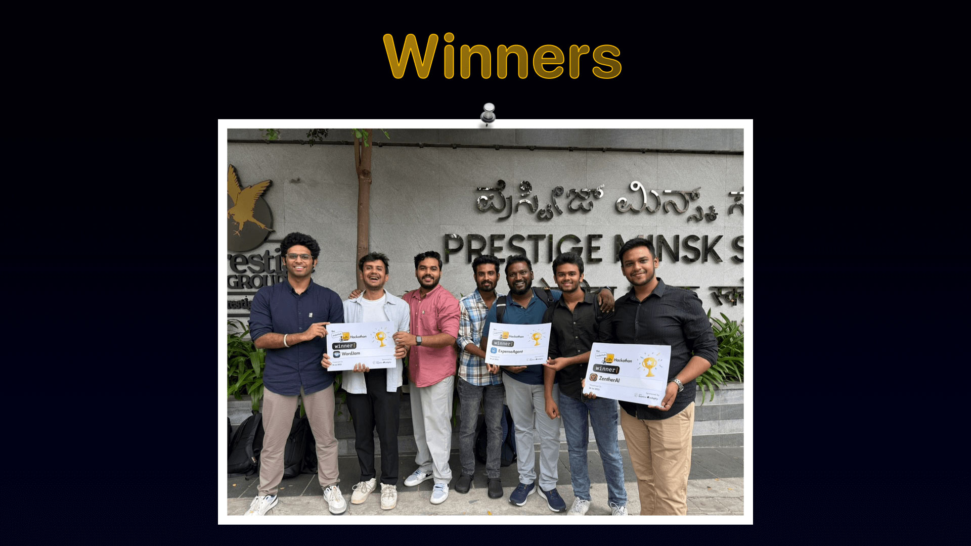 IndeHub Apple dev hackathon - Winners