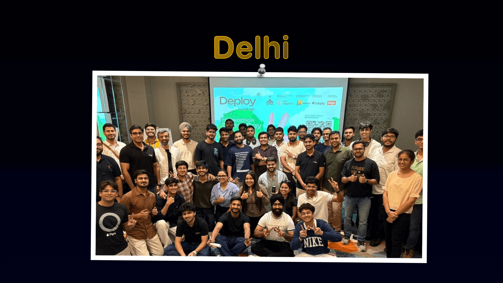 IndeHub Apple dev hackathon - Delhi demo day
