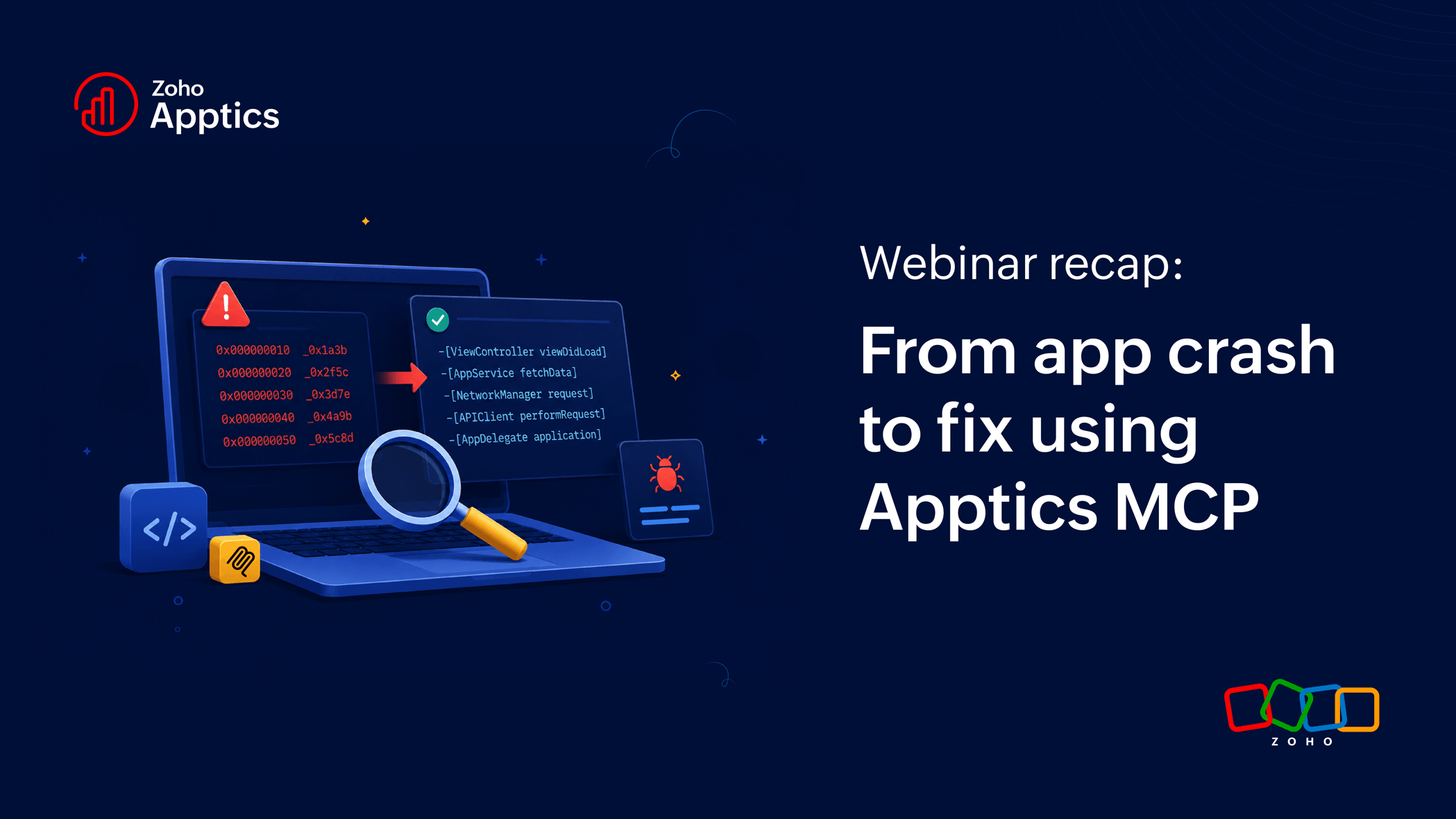 From crash to fix using Apptics MCP: Webinar recap