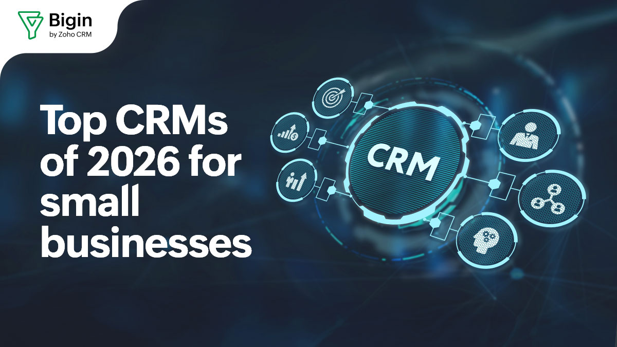 Top CRMs of 2026 for small businesses