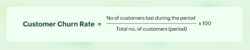 How to calculate customer churn? | Zoho Billing