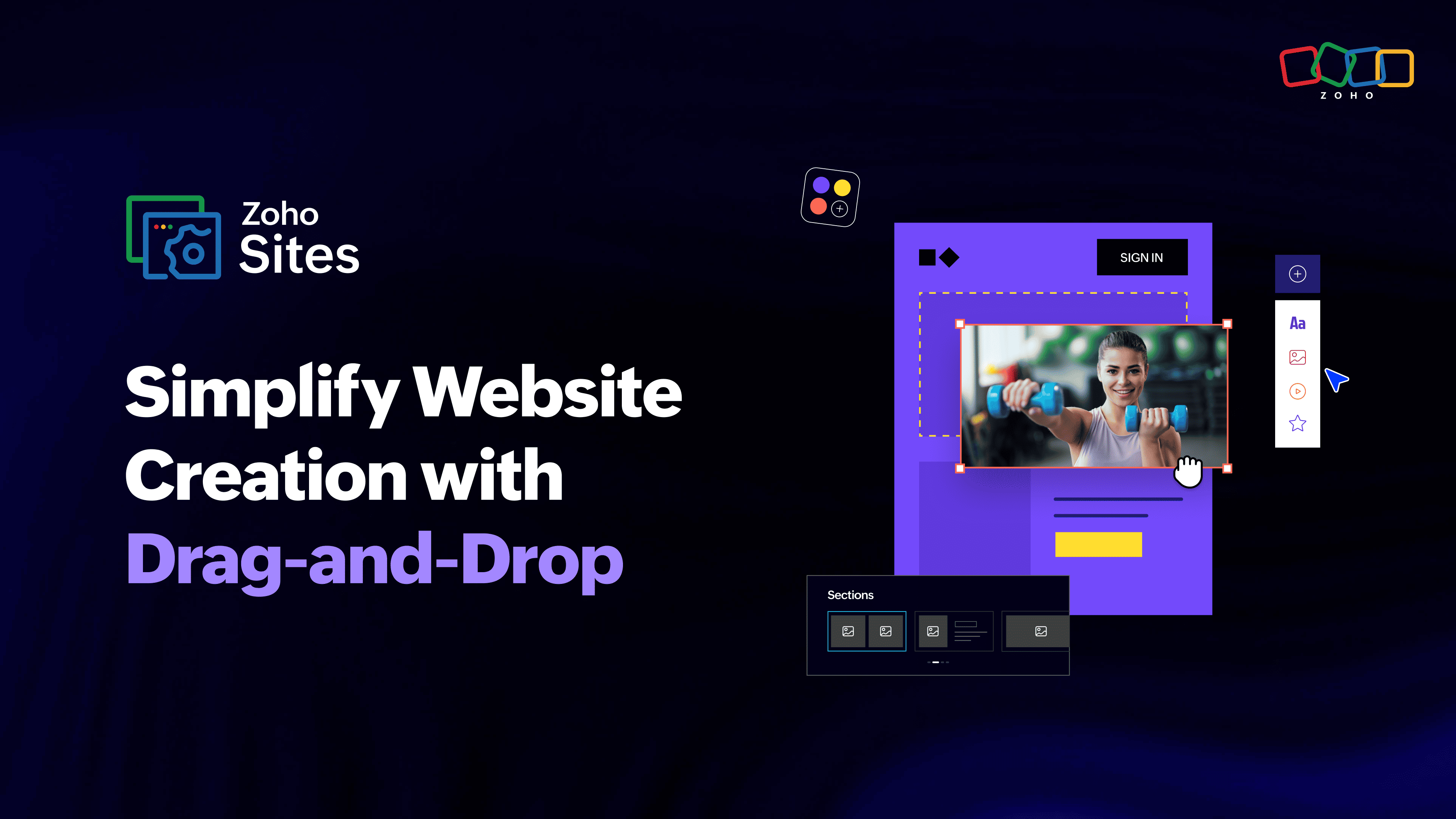No code needed: Simplify website creation with drag-and-drop builders