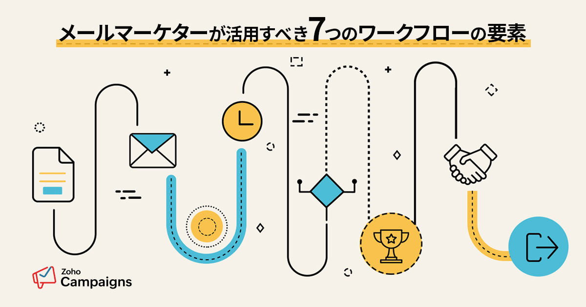 メールマーケターが活用すべき7つのワークフローの要素