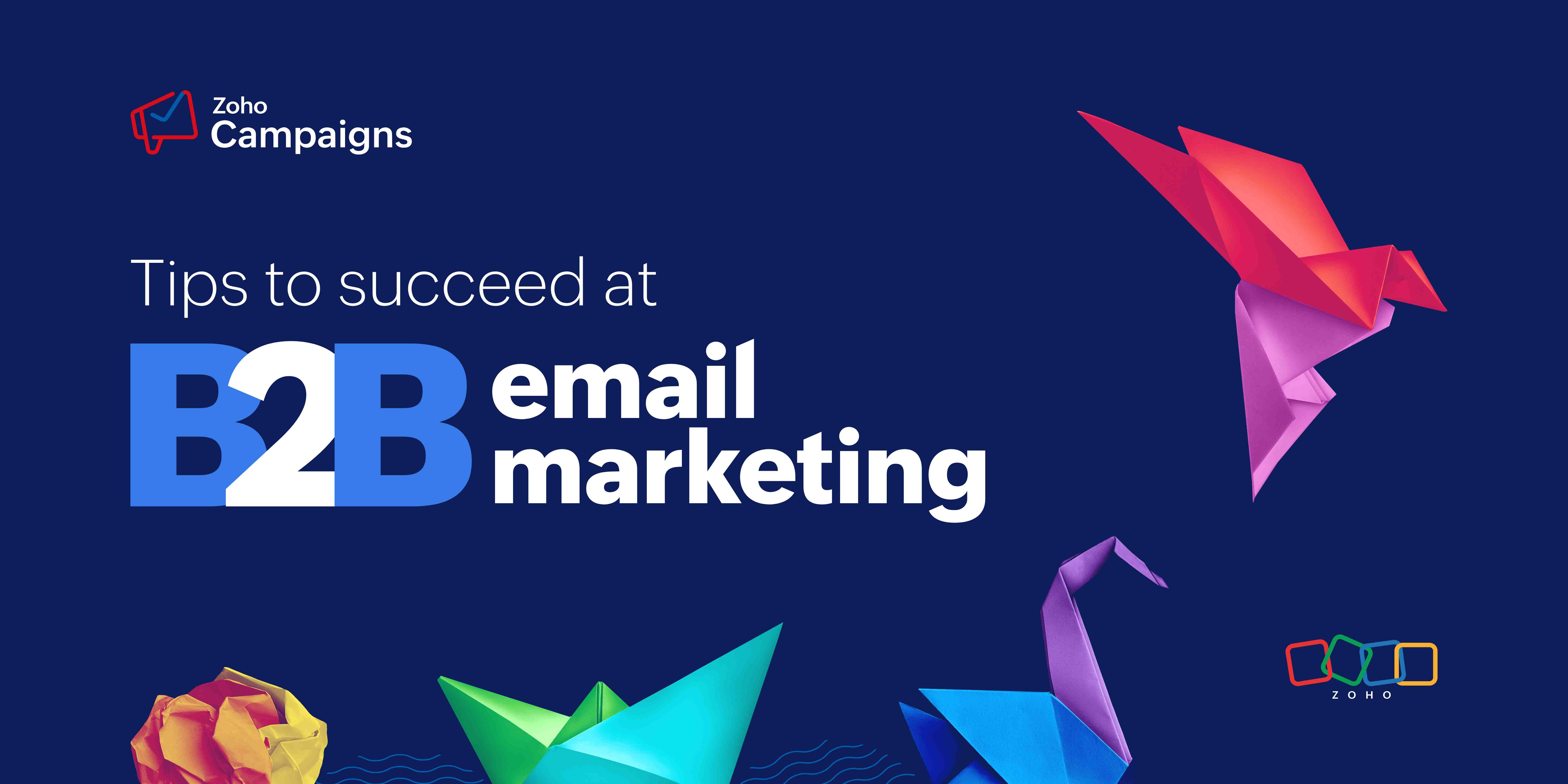 How to plan a B2B email campaign? | Zoho Campaigns Marketingmatchbox