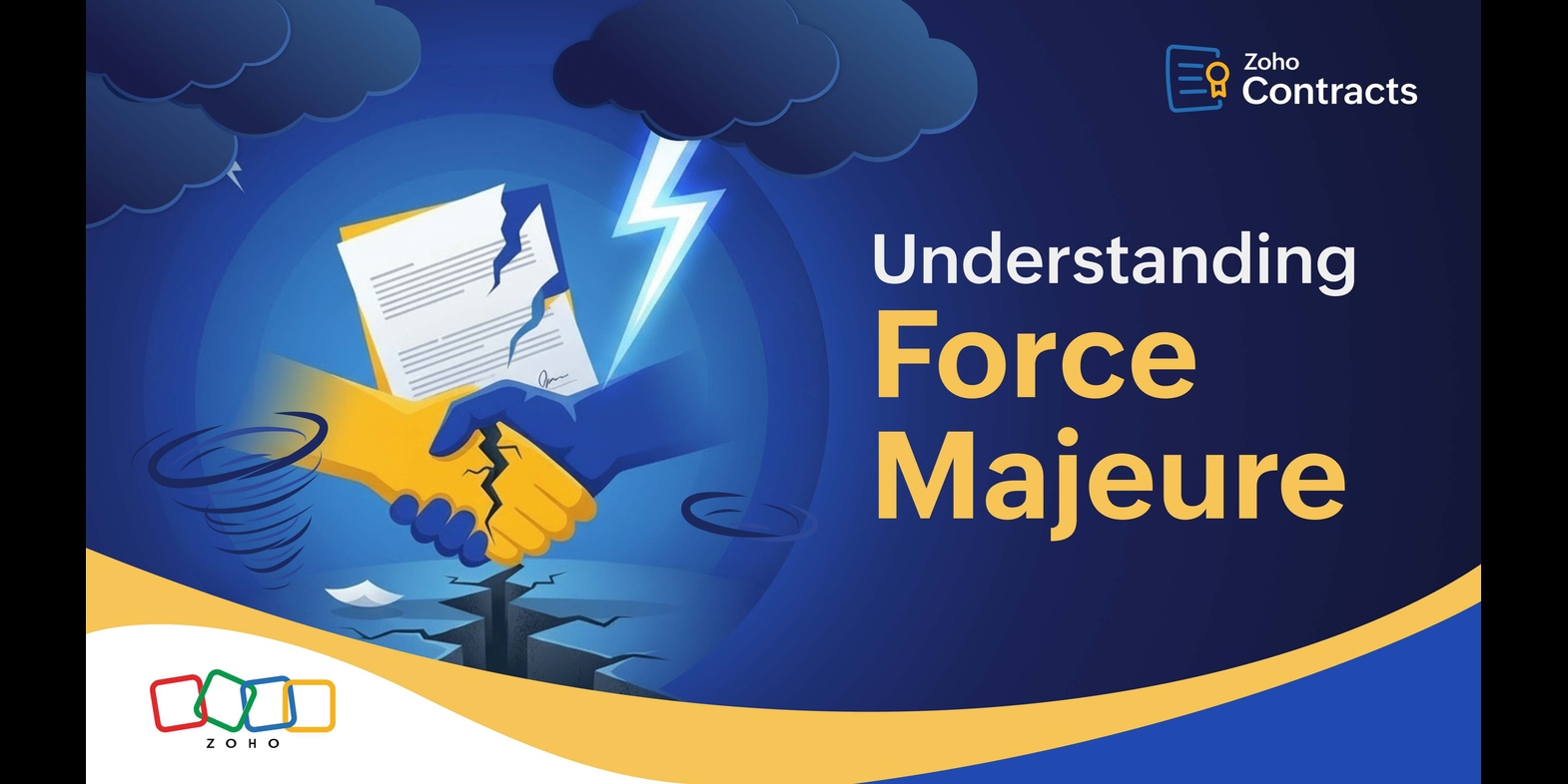 Thunderstorms, floods, protests, and strikes are all force majeure events 