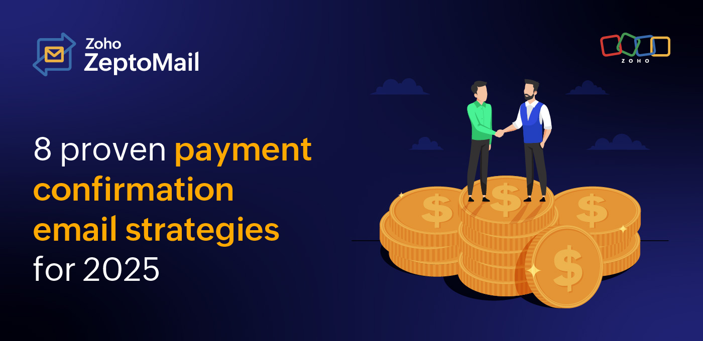 8 payment confirmation emails for 2025