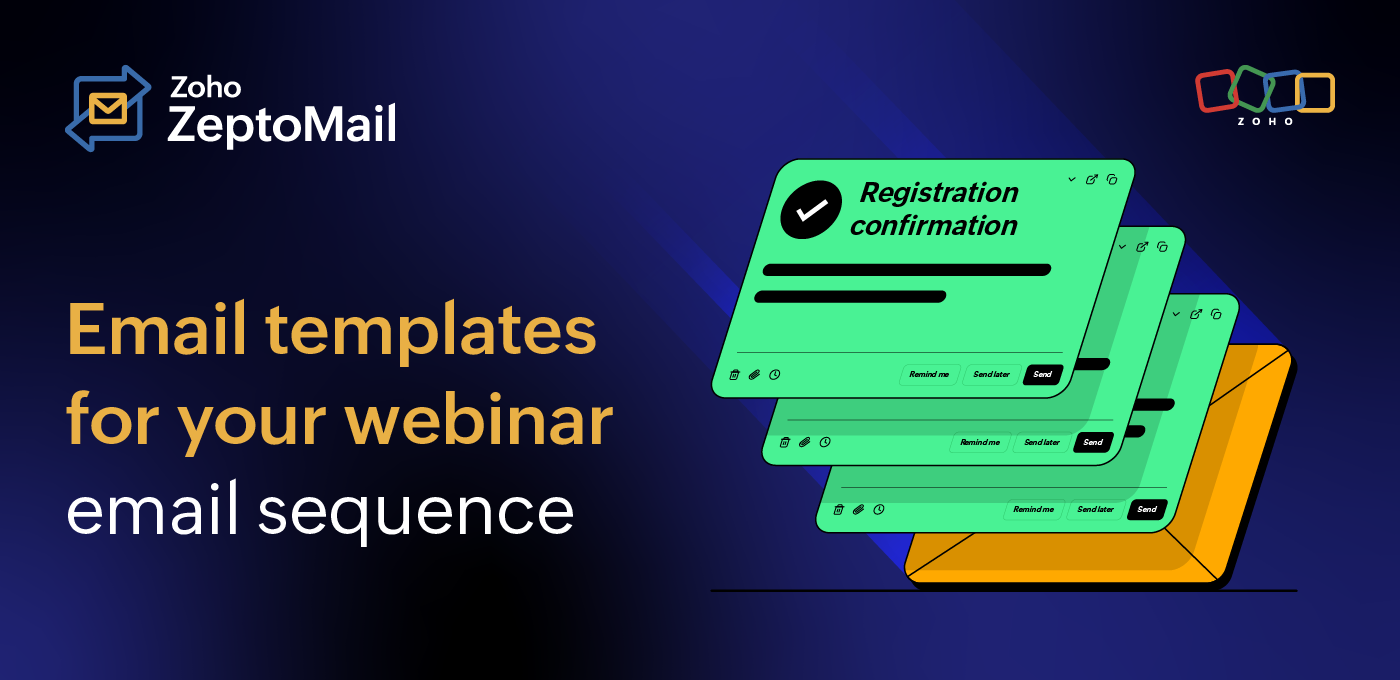 Webinar email templates