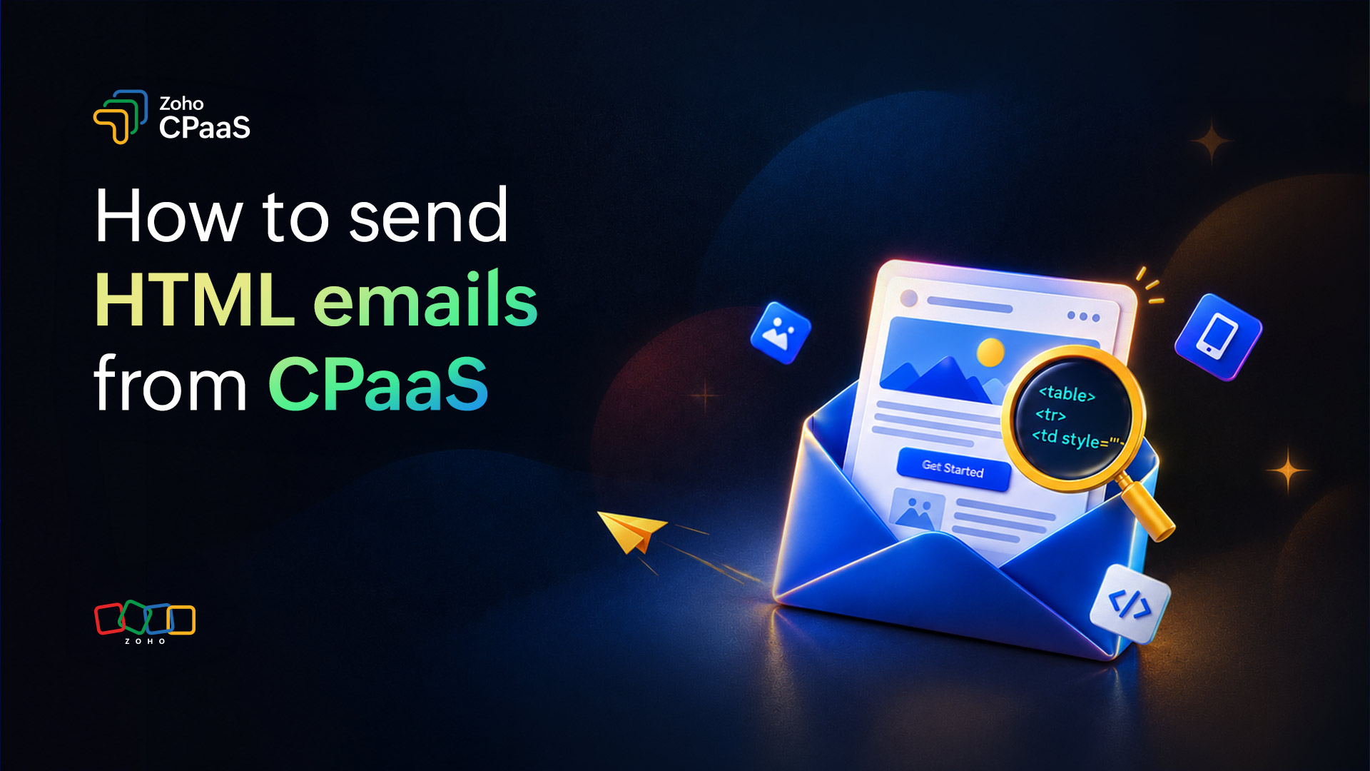 How to send HTML emails from CPaaS