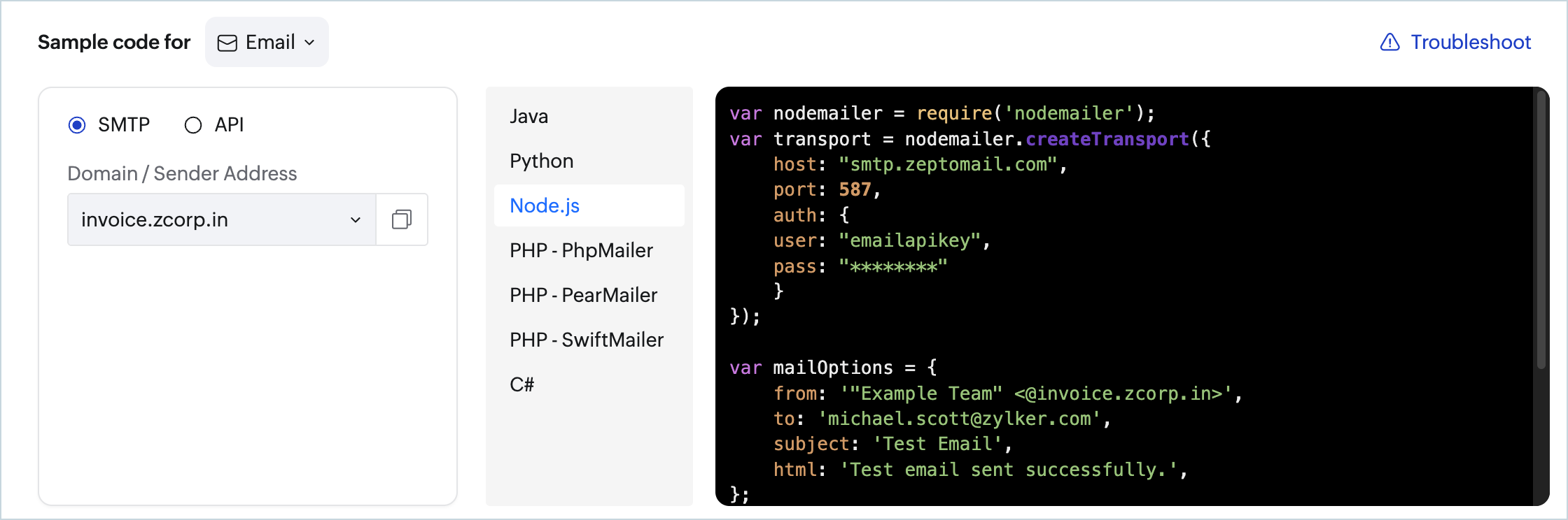 Send HTML email via SMTP in CPaaS Send HTML email via SMTP in CPaaS