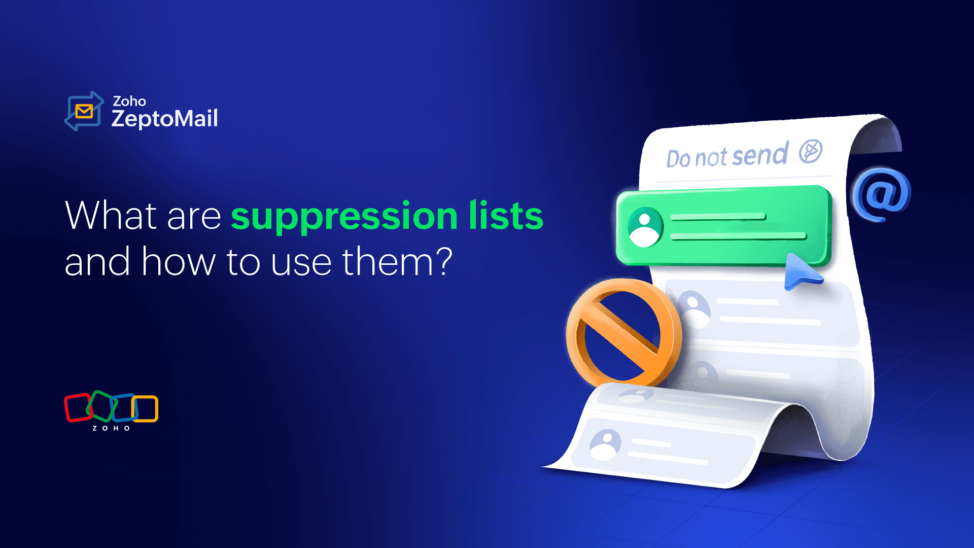 What are suppression lists?