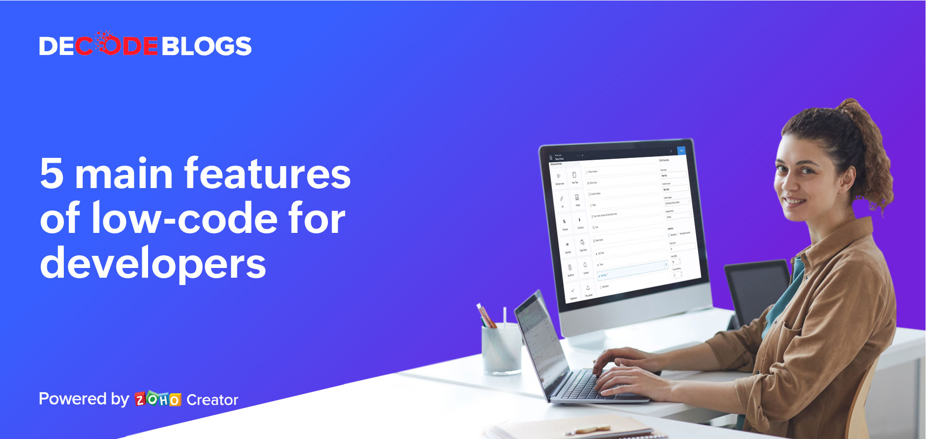 5 main features of low-code for developers
