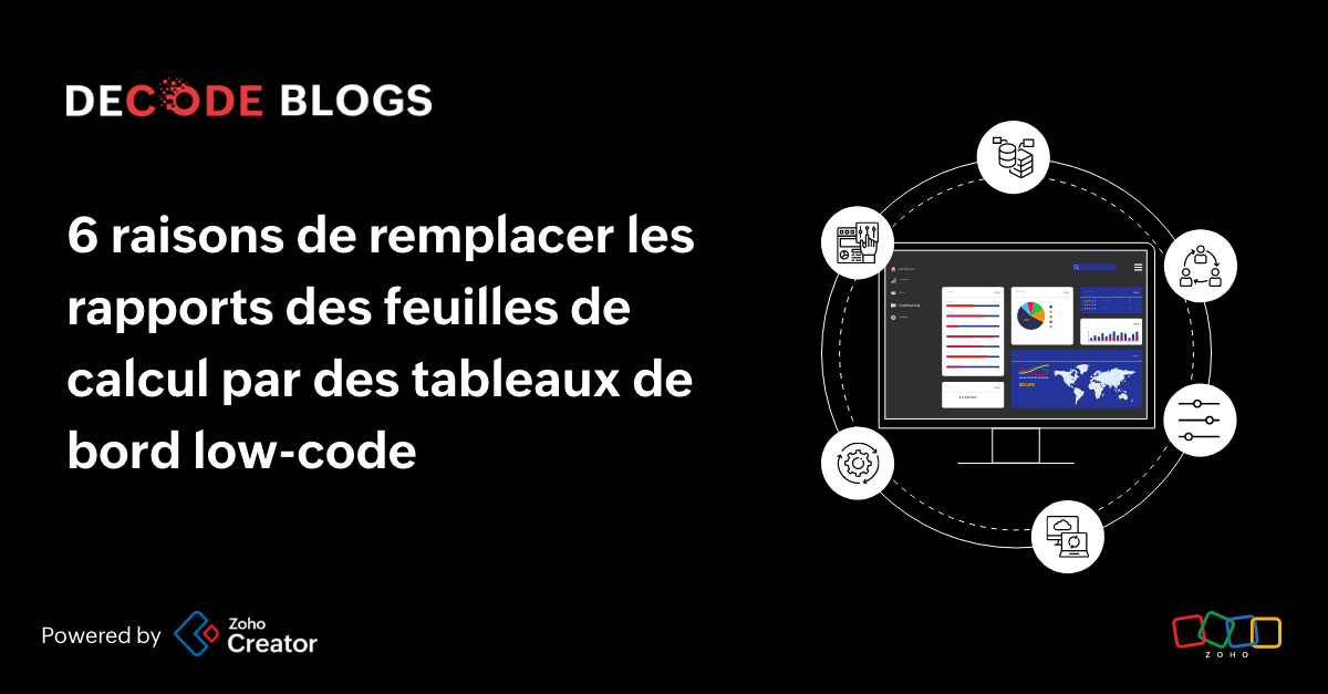 remplacer les rapports de feuille de calcul par des tableaux de bord low-code