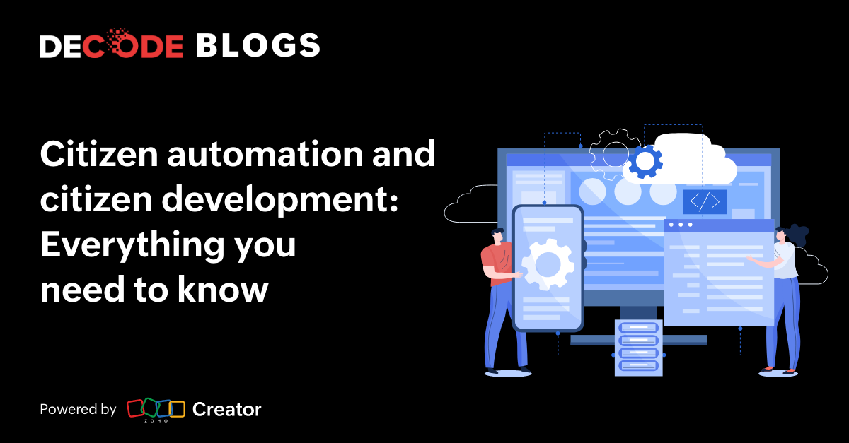 citizen automation vs citizen development