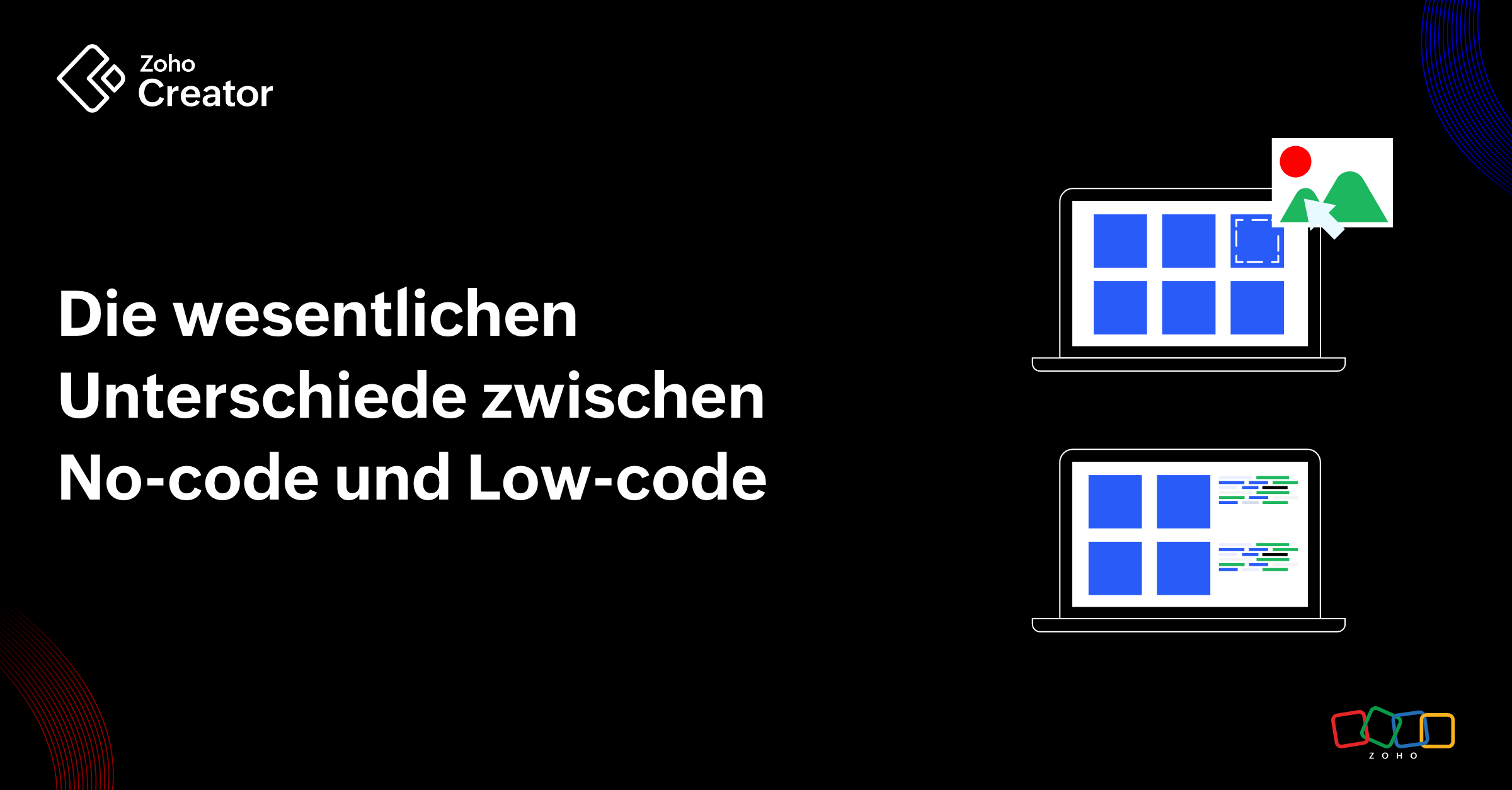 No-Code und Low-Code im Vergleich: Die wesentlichen Unterschiede sind: 