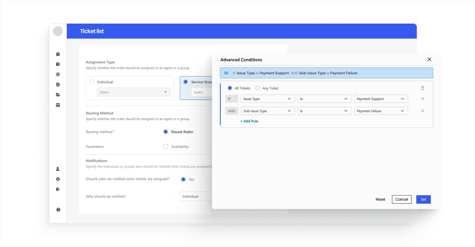IT ticket routing (IT)