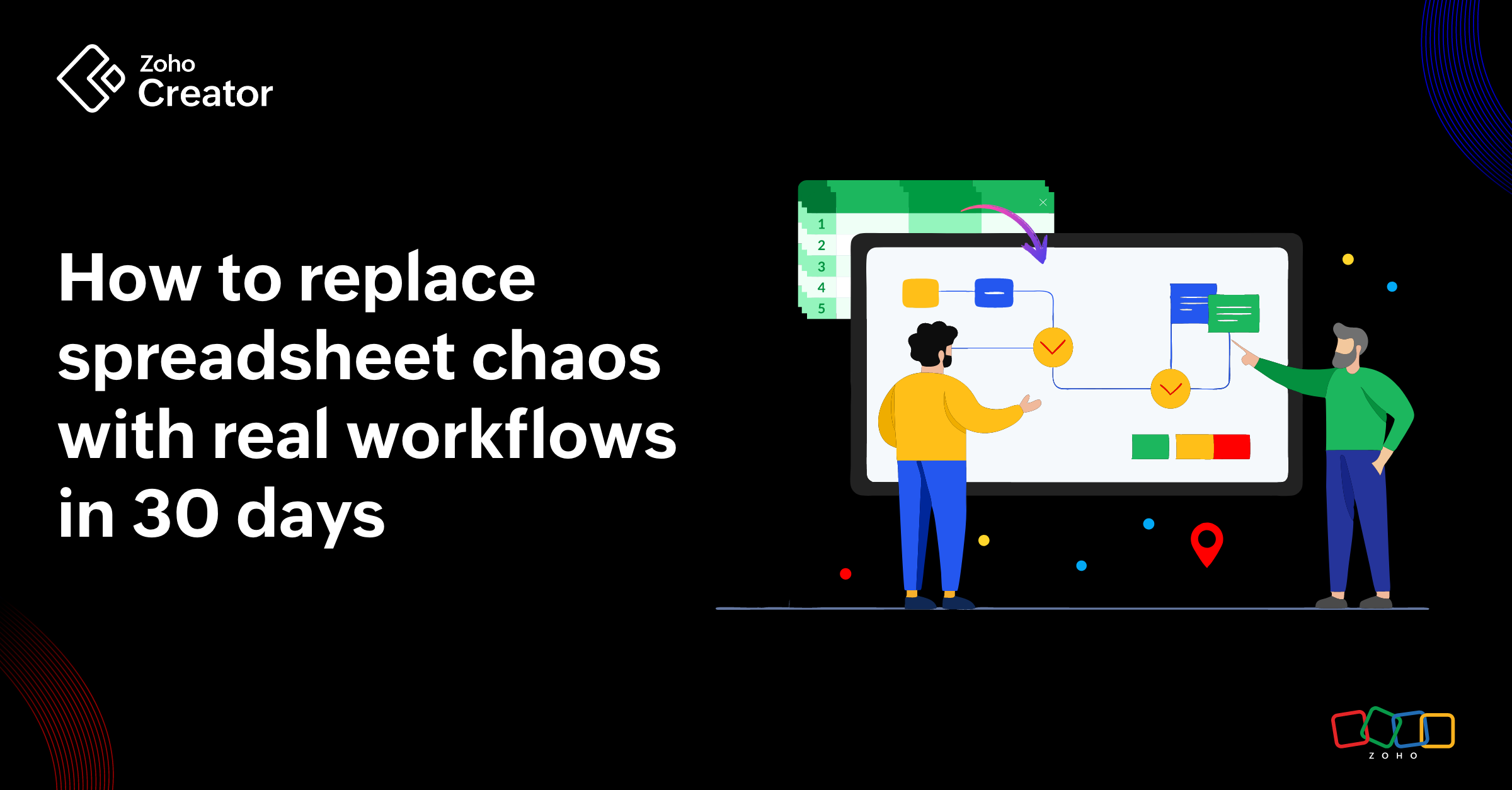 How to replace spreadsheet chaos with real workflows in 30 days
