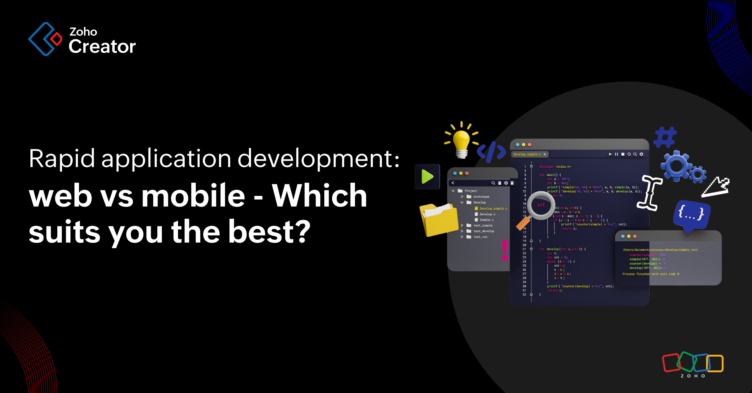 Rapid application development: web vs mobile