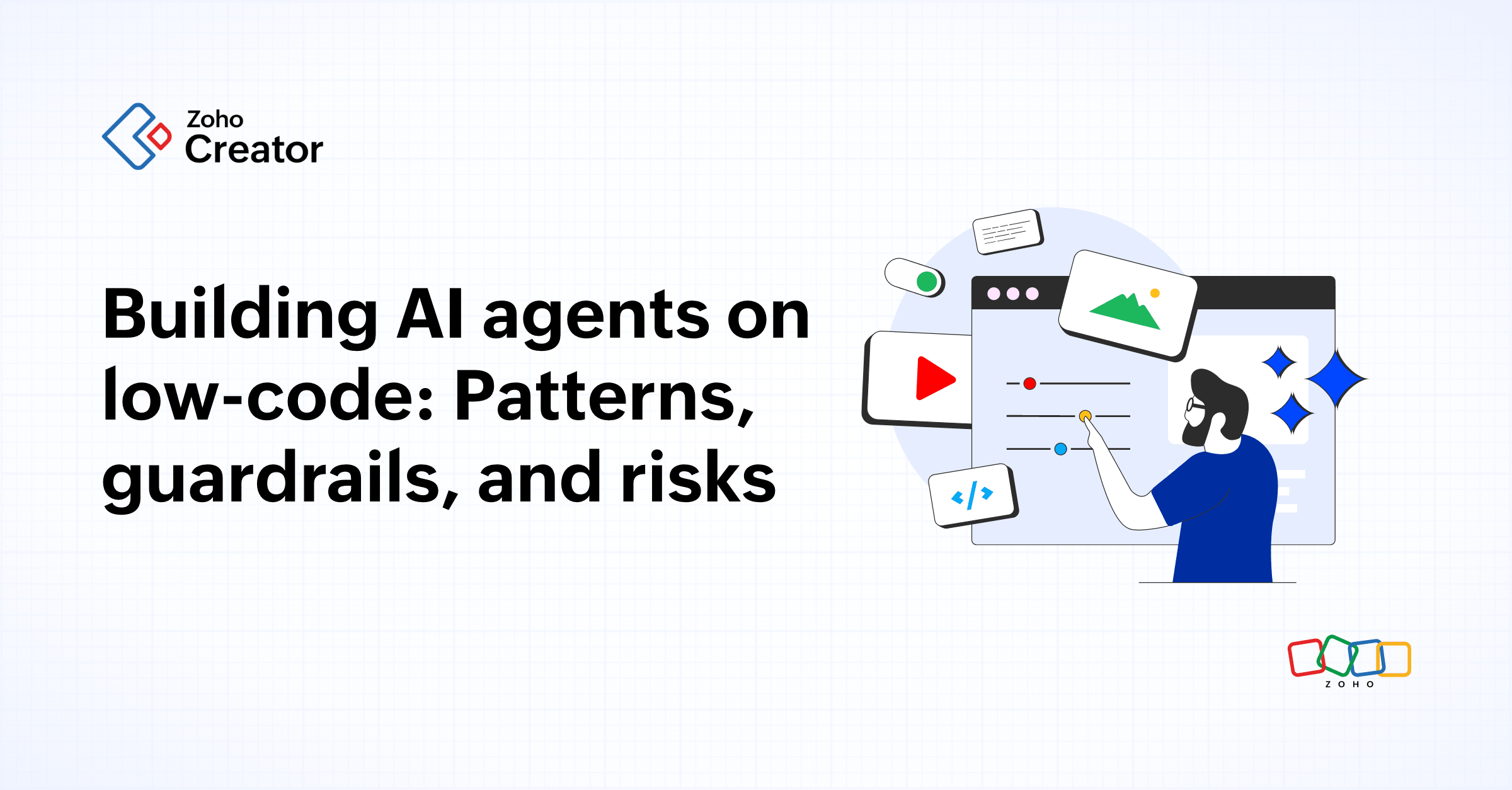 Building AI agents on low-code: Patterns, guardrails, and risks