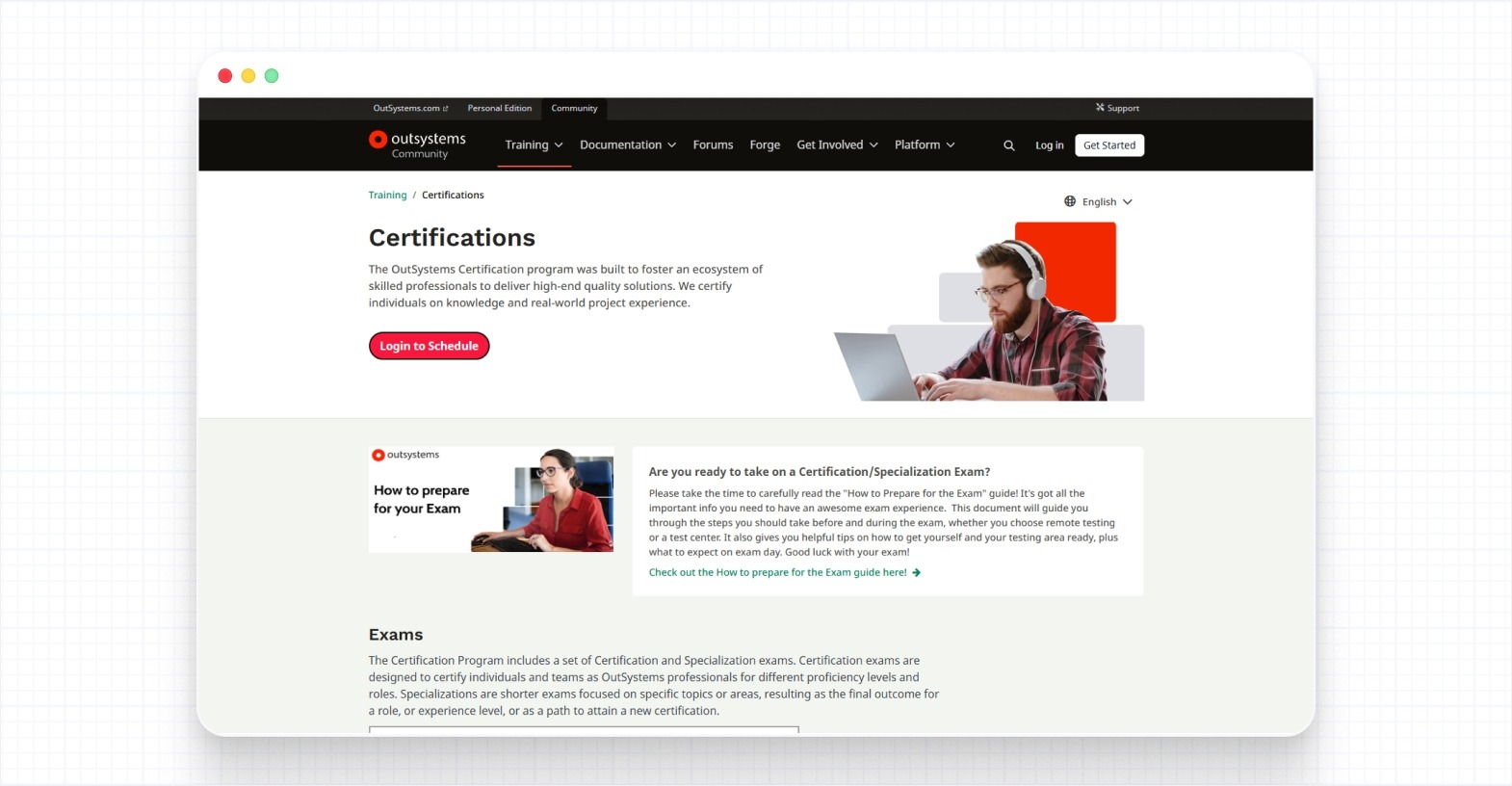 OutSystems certification program