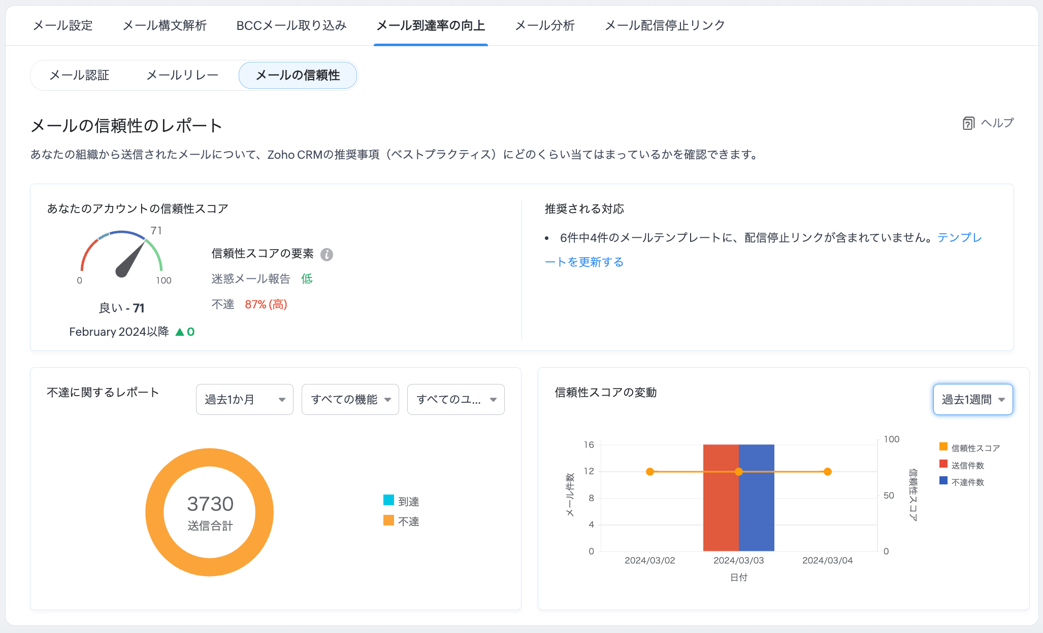 バウンス管理を強化