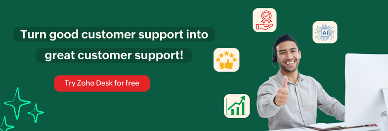 try Zoho Desk for free