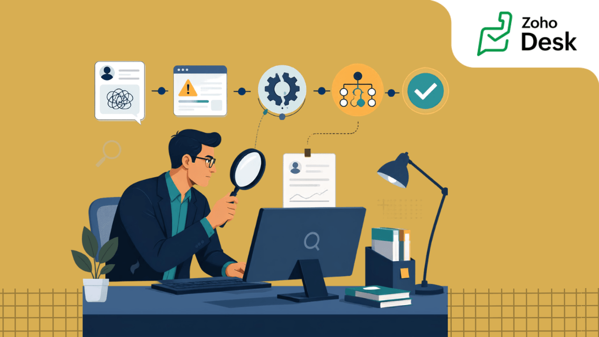 Troubleshooting in customer support