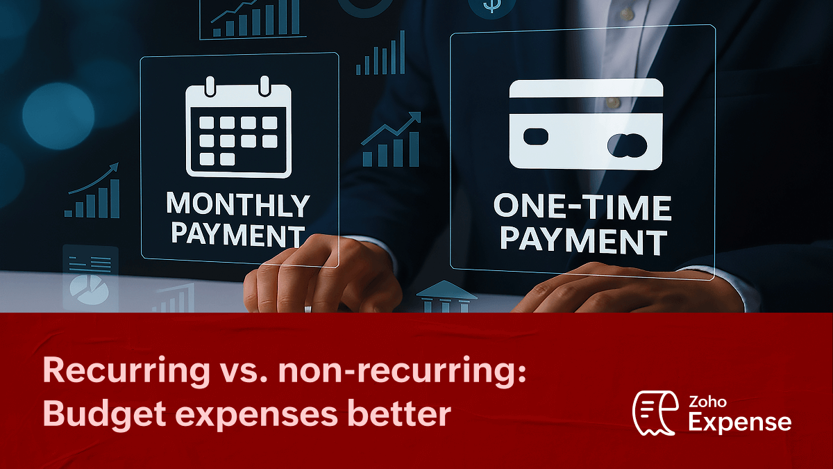 Recurring vs. non-recurring expenses