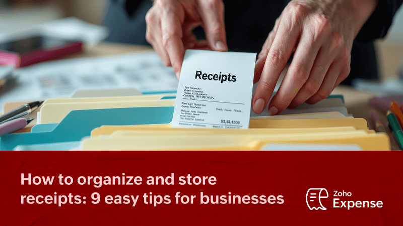 Store and organize receipts