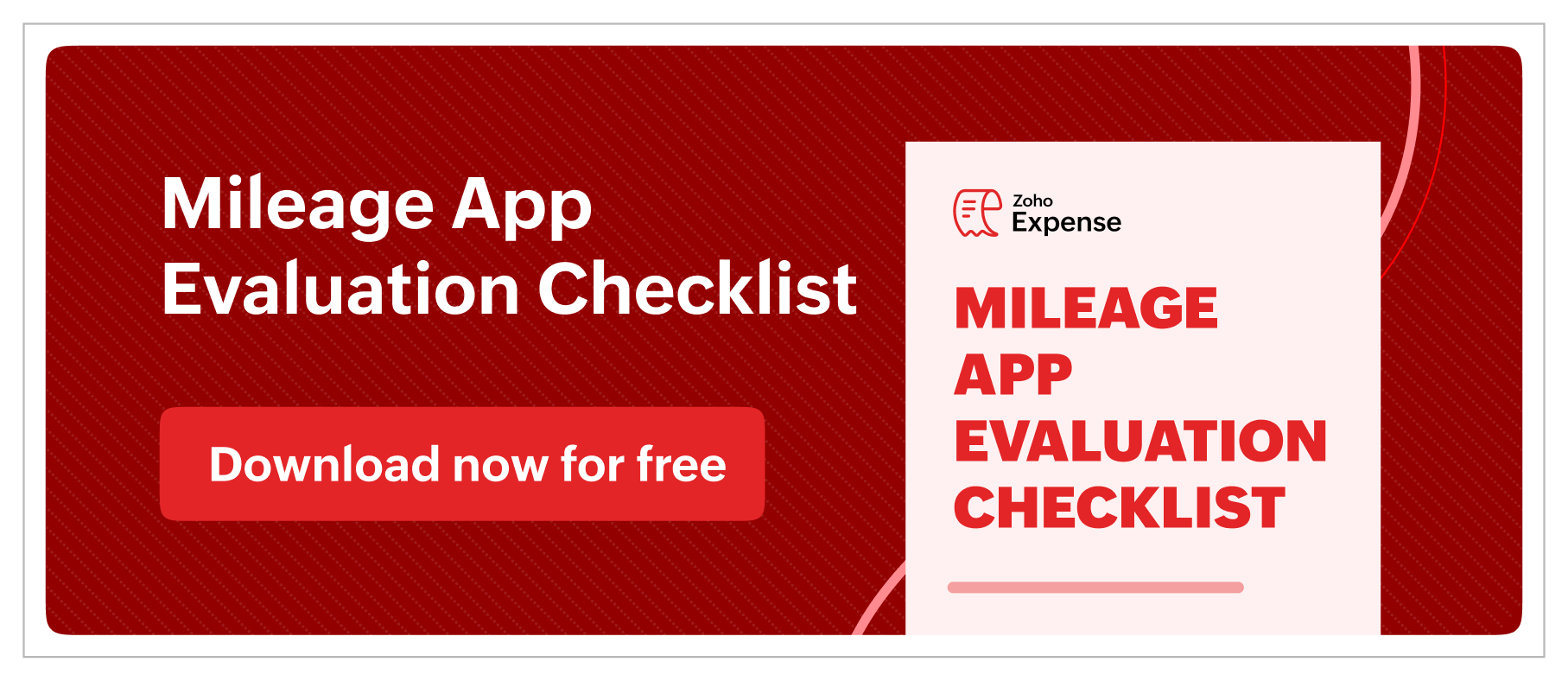 Image showing a download mileage tracking app checklist option