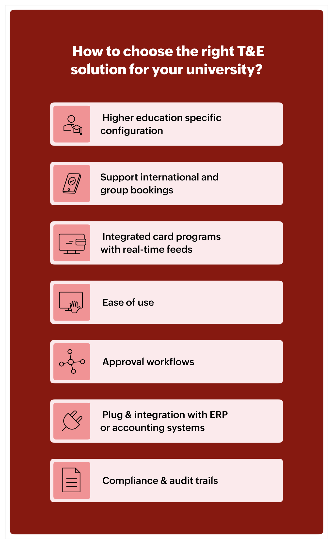 How to choose the right T&E software for universities