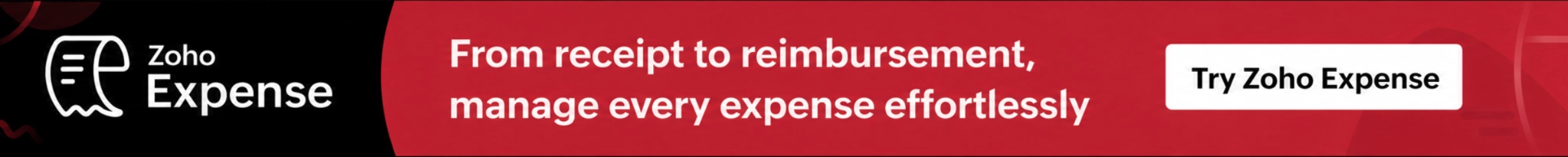 Best corporate expense management software Zoho Expense