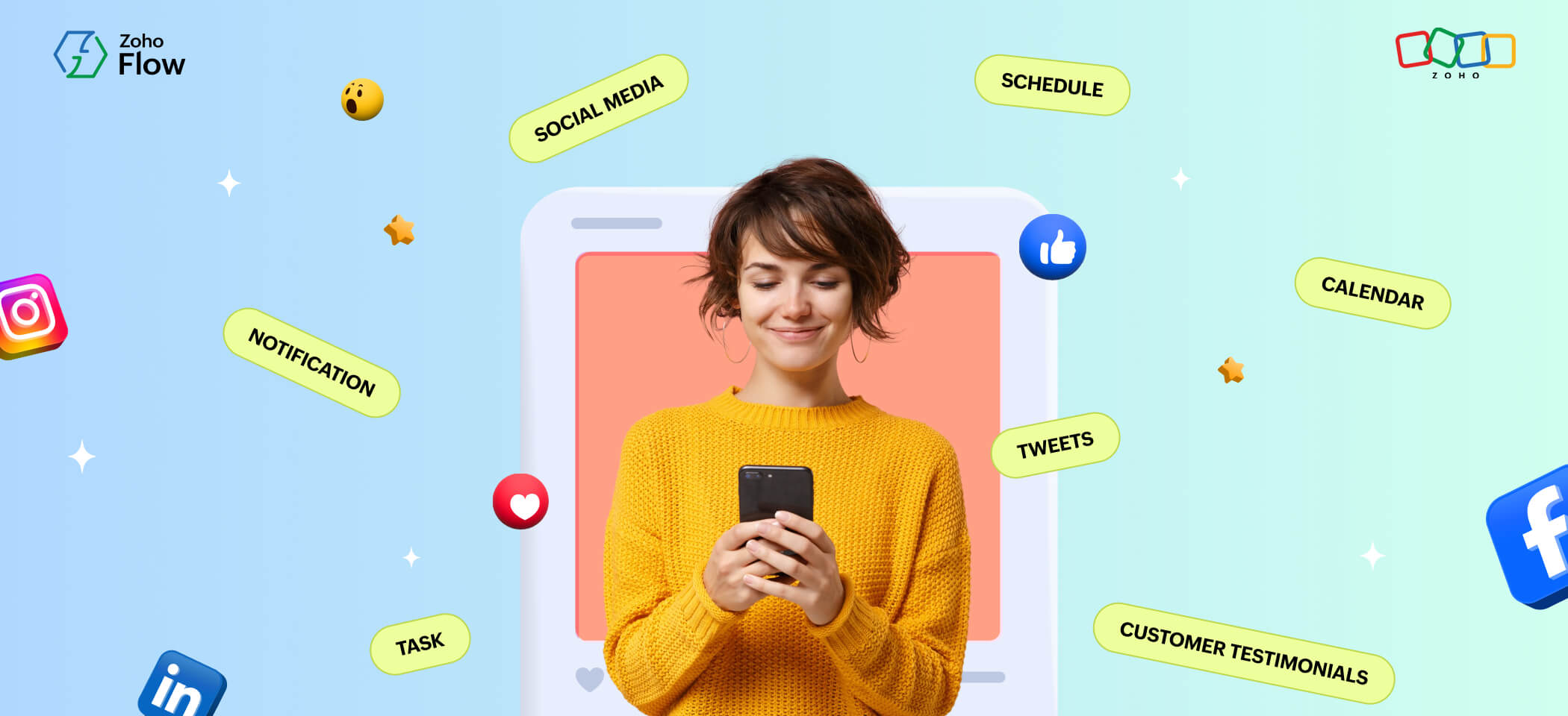 Automate social media workflows