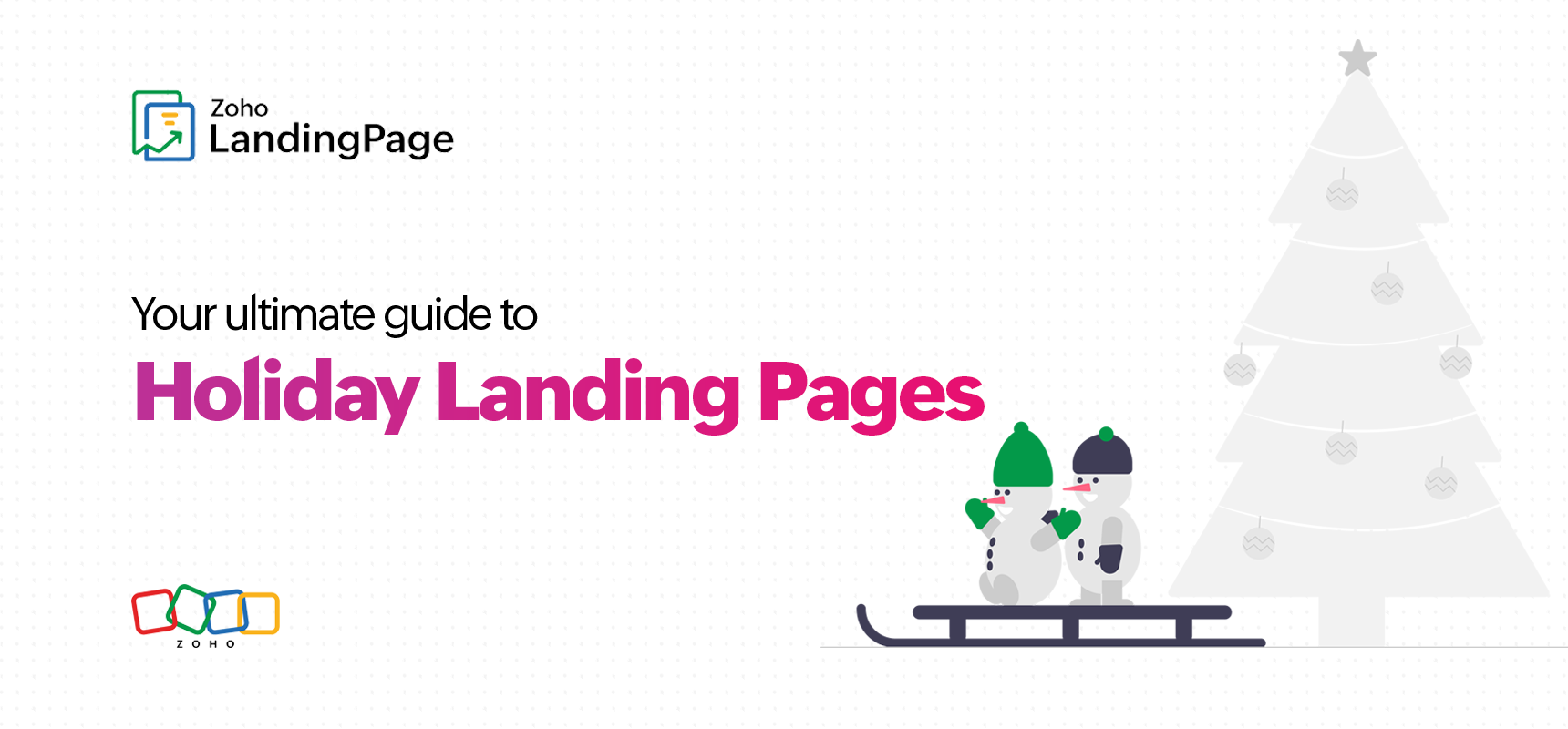 holiday landing pages