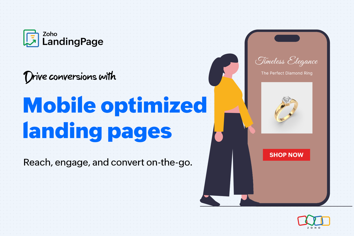 Build mobile landing pages 