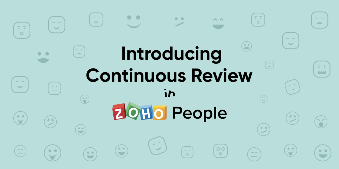 Continuous performance review in Zoho People