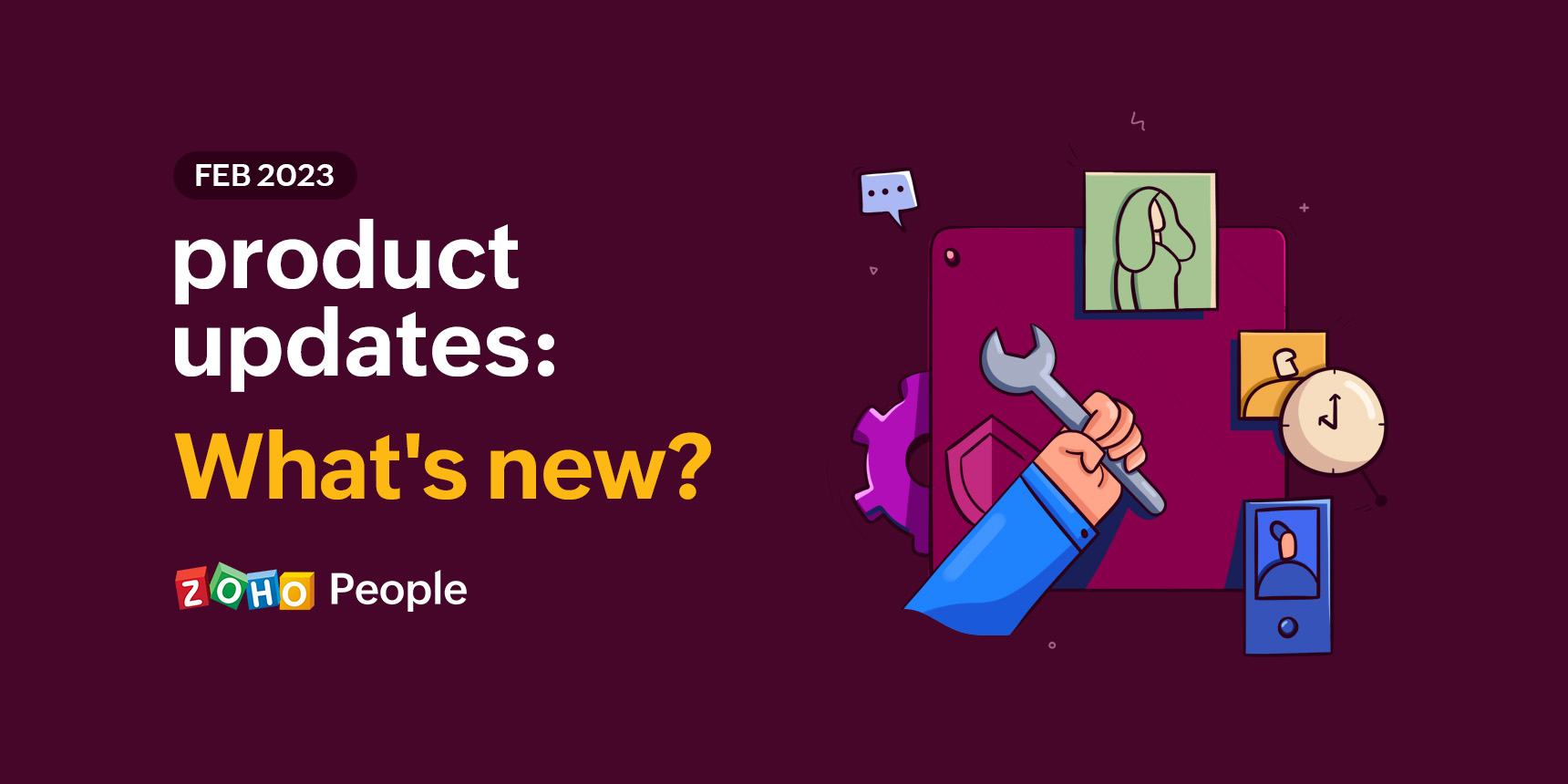 Zoho People Product Updates - February 2023