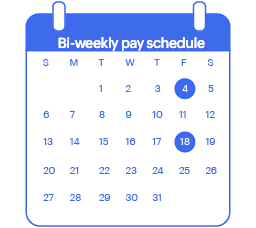 Bi-weekly pay schedule - Zoho People