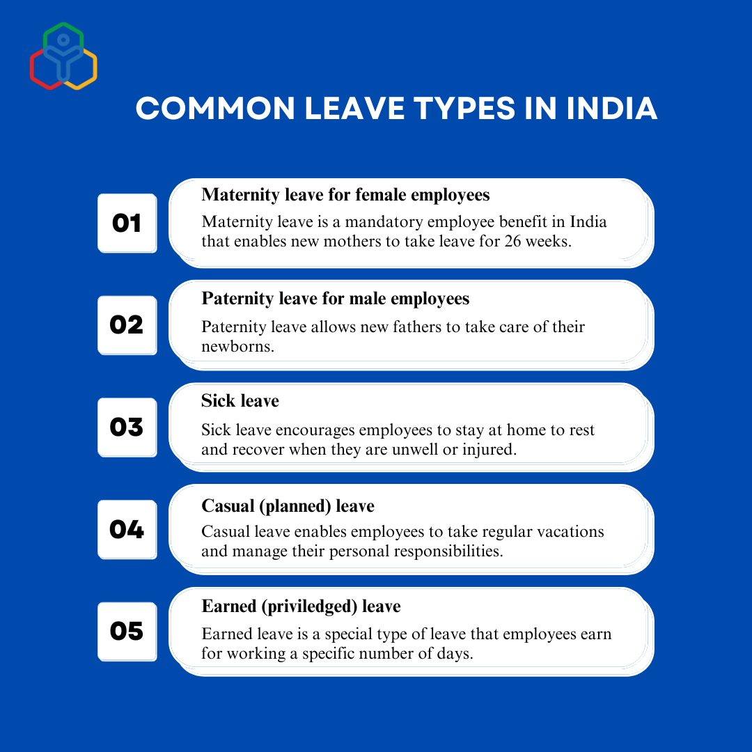 Common leave types in India - Zoho People