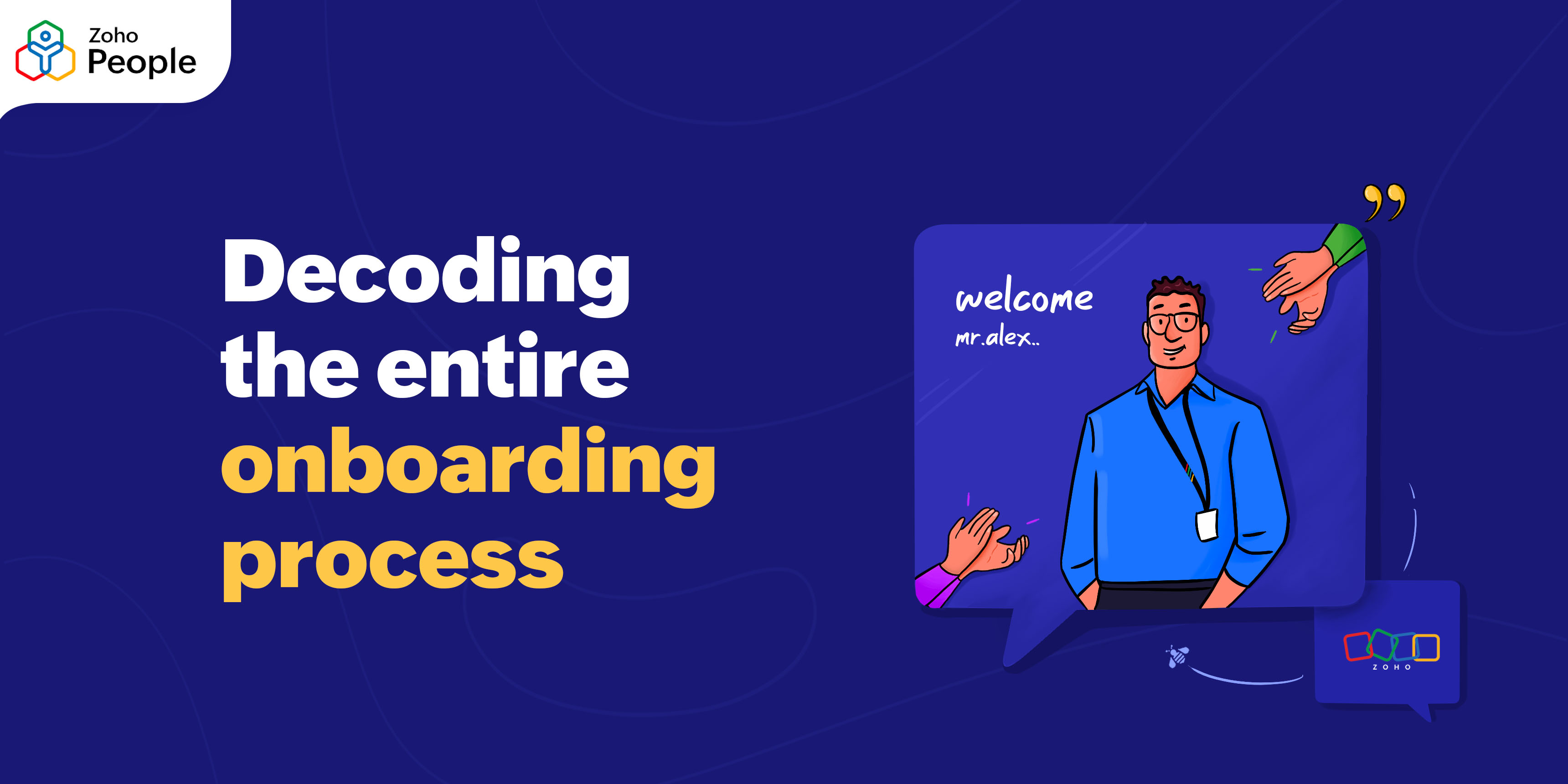 Decoding the entire onboarding process - Zoho People