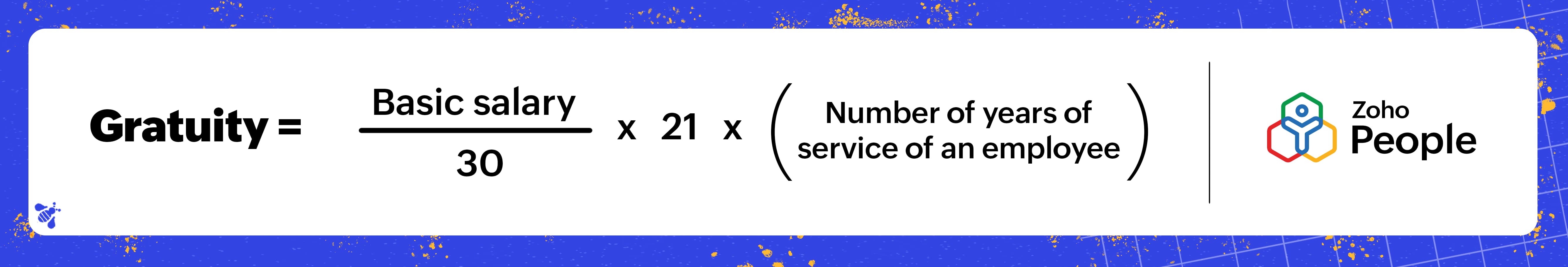 Gratuity calculation formula - Zoho People