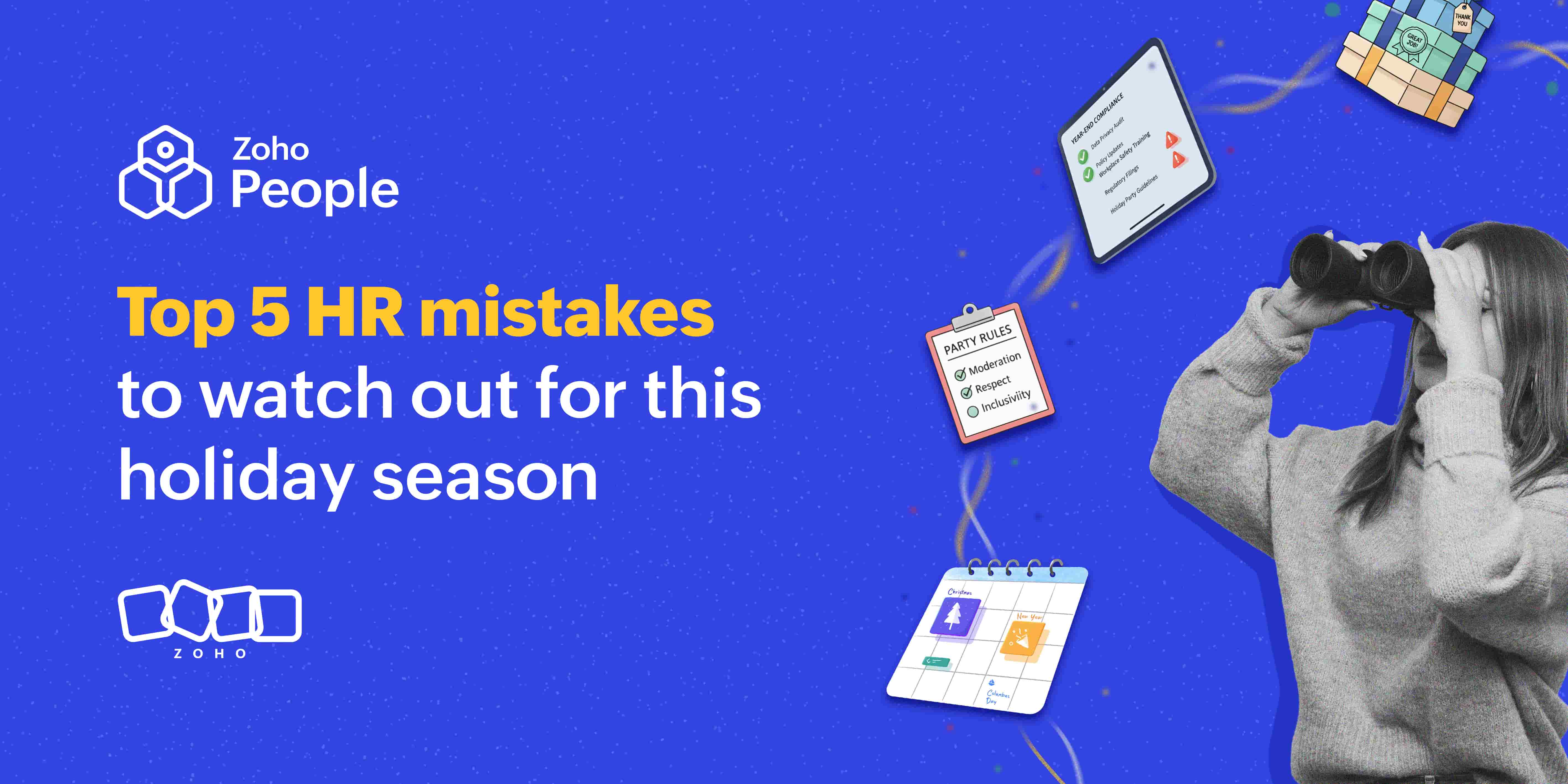 5 mistakes to avoid this holiday season - HR edition
