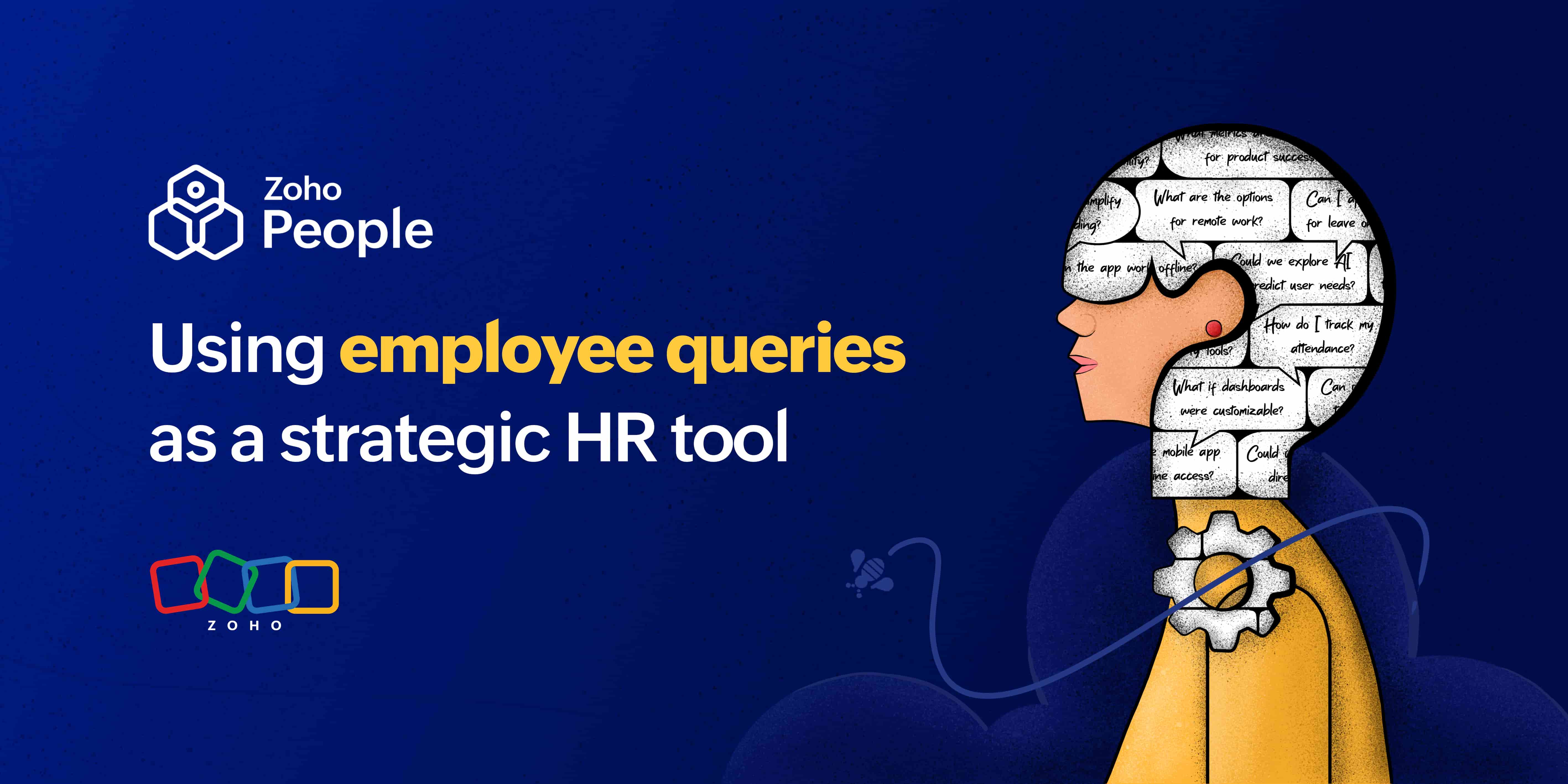 Driving strategic HR decisions using employee queries - Zoho People