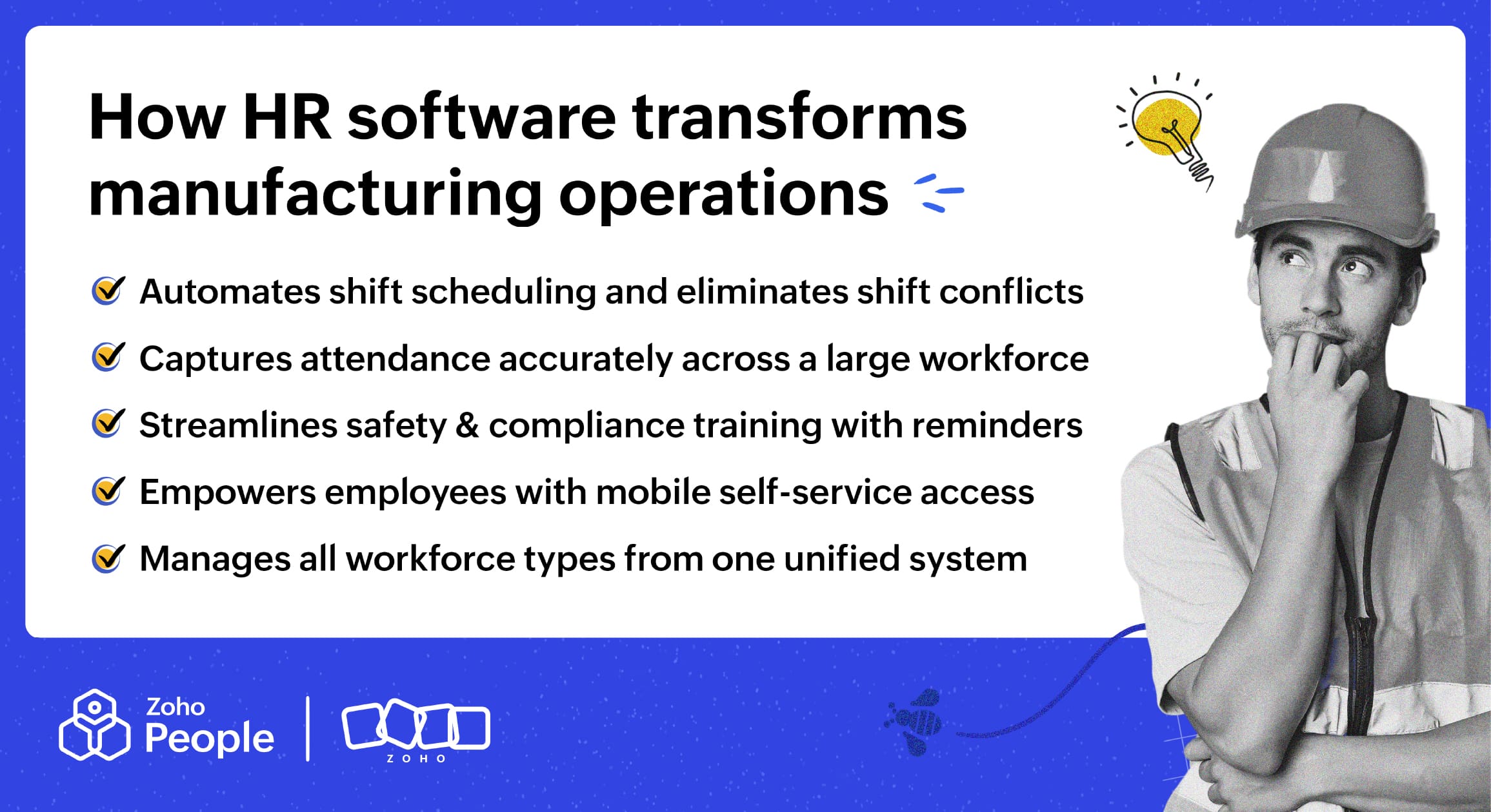 HR Challenges facing the manufacturing sector - Zoho People