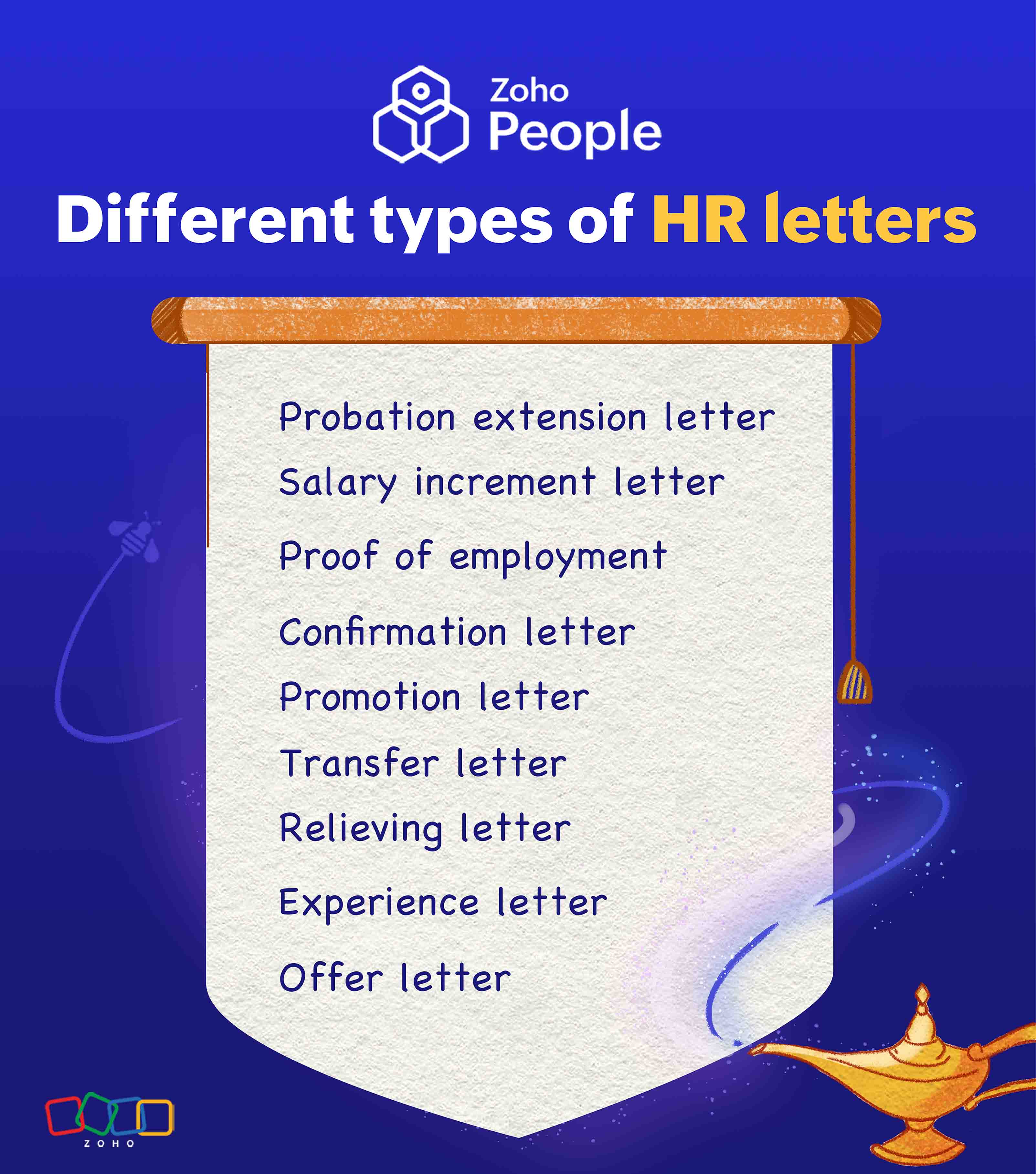 9 different types of HR letters