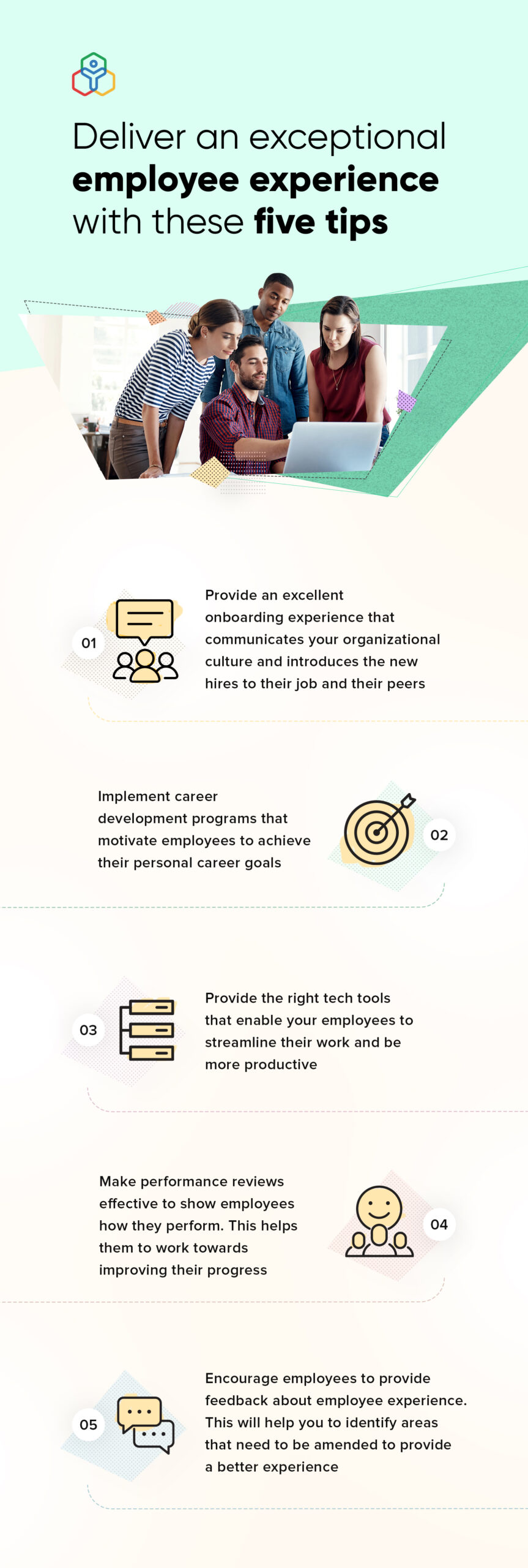 "tips to improve employee experience"